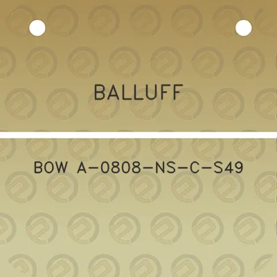 balluff-bow-a-0808-ns-c-s49