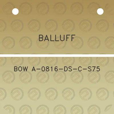 balluff-bow-a-0816-ds-c-s75