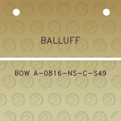 balluff-bow-a-0816-ns-c-s49