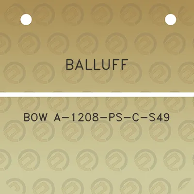 balluff-bow-a-1208-ps-c-s49