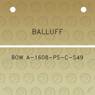 balluff-bow-a-1608-ps-c-s49