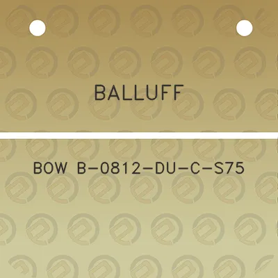 balluff-bow-b-0812-du-c-s75