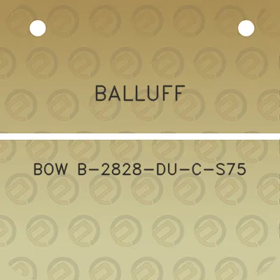 balluff-bow-b-2828-du-c-s75