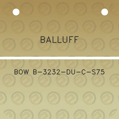 balluff-bow-b-3232-du-c-s75