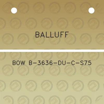 balluff-bow-b-3636-du-c-s75