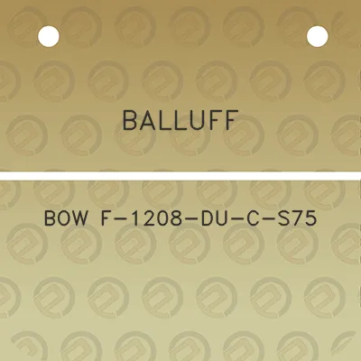 balluff-bow-f-1208-du-c-s75