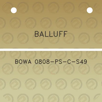 balluff-bowa-0808-ps-c-s49