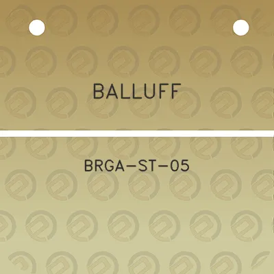 balluff-brga-st-05