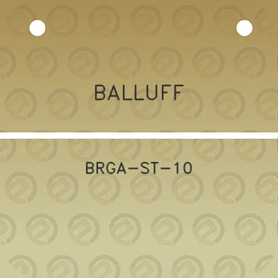 balluff-brga-st-10