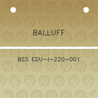 balluff-bss-edu-i-220-001