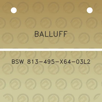 balluff-bsw-813-495-x64-03l2