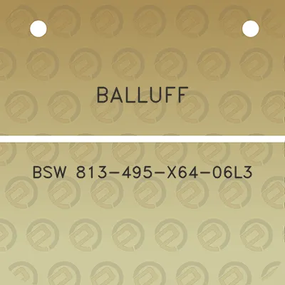 balluff-bsw-813-495-x64-06l3