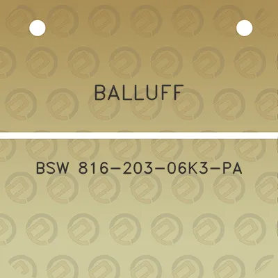 balluff-bsw-816-203-06k3-pa