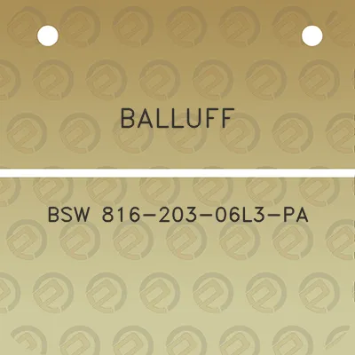 balluff-bsw-816-203-06l3-pa