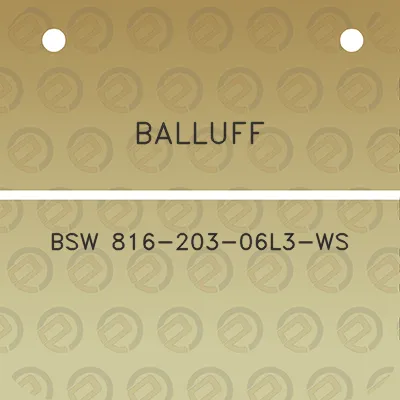 balluff-bsw-816-203-06l3-ws