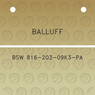 balluff-bsw-816-203-09k3-pa