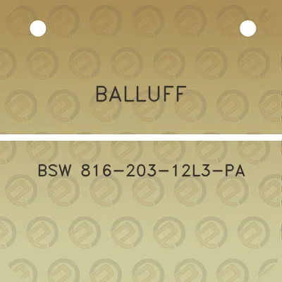 balluff-bsw-816-203-12l3-pa