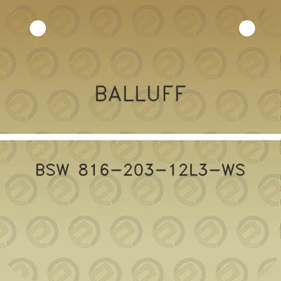 balluff-bsw-816-203-12l3-ws