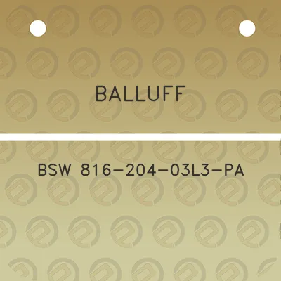 balluff-bsw-816-204-03l3-pa