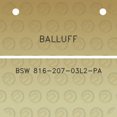 balluff-bsw-816-207-03l2-pa