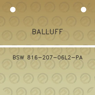 balluff-bsw-816-207-06l2-pa