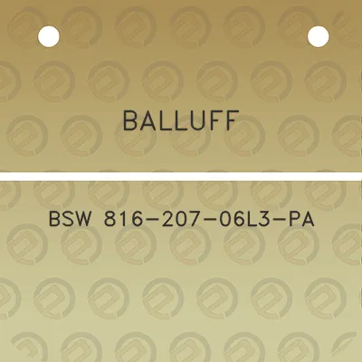 balluff-bsw-816-207-06l3-pa