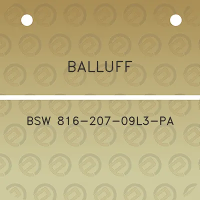 balluff-bsw-816-207-09l3-pa