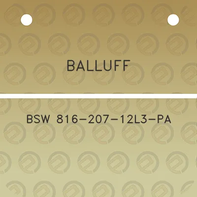 balluff-bsw-816-207-12l3-pa