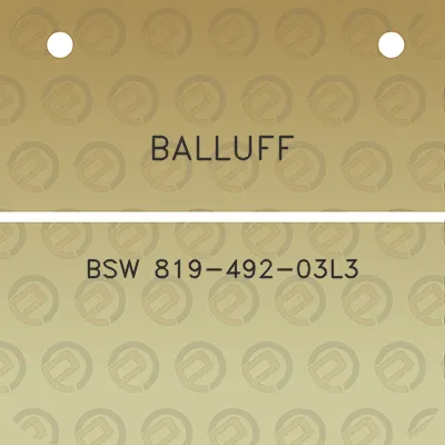 balluff-bsw-819-492-03l3