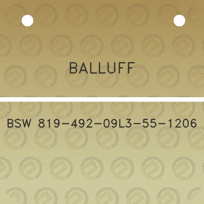 balluff-bsw-819-492-09l3-55-1206