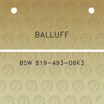 balluff-bsw-819-493-06k3