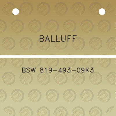 balluff-bsw-819-493-09k3