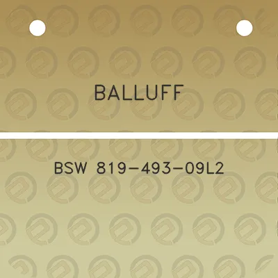 balluff-bsw-819-493-09l2