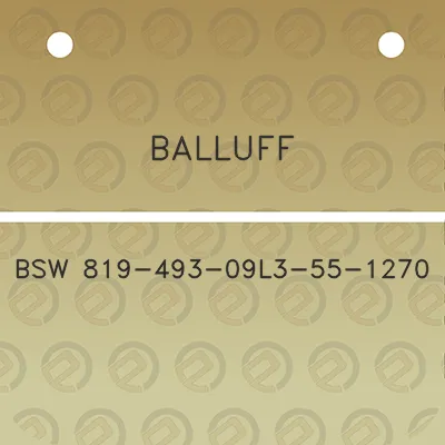 balluff-bsw-819-493-09l3-55-1270