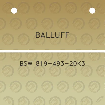 balluff-bsw-819-493-20k3