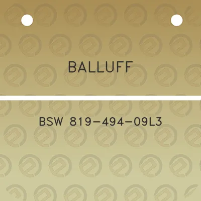 balluff-bsw-819-494-09l3