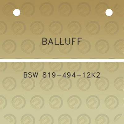 balluff-bsw-819-494-12k2