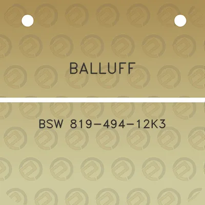 balluff-bsw-819-494-12k3