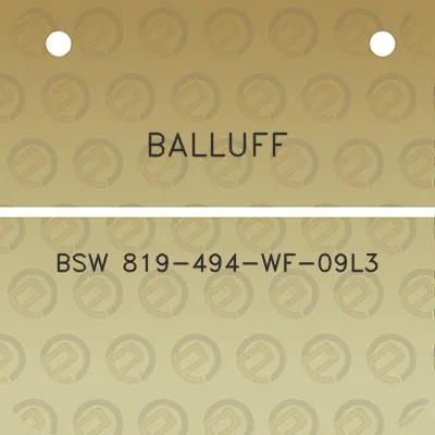 balluff-bsw-819-494-wf-09l3