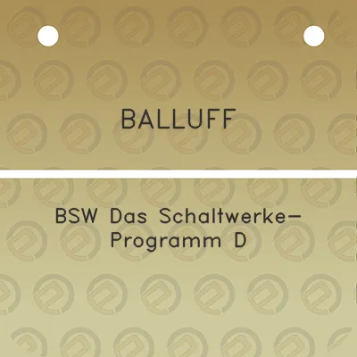 balluff-bsw-das-schaltwerke-programm-d