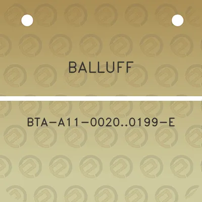 balluff-bta-a11-00200199-e