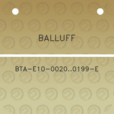 balluff-bta-e10-00200199-e