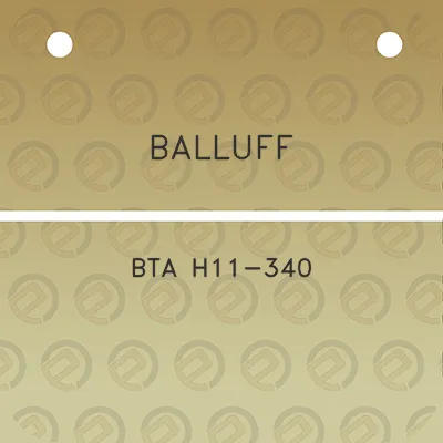 balluff-bta-h11-340