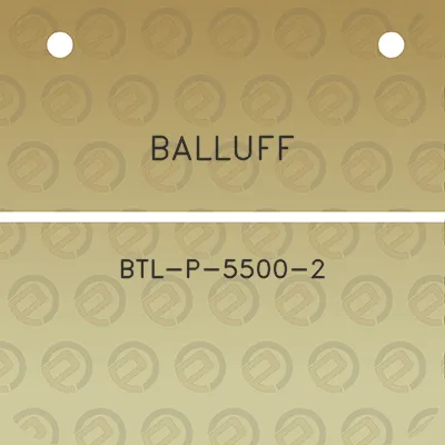 balluff-btl-p-5500-2