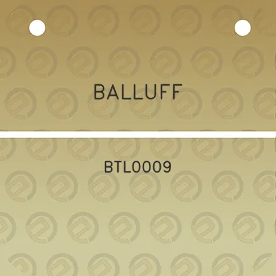 balluff-btl0009