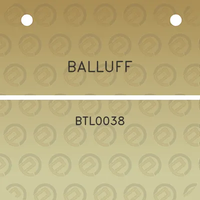 balluff-btl0038