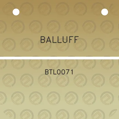 balluff-btl0071