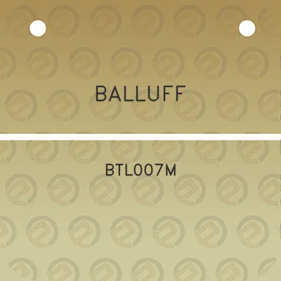 balluff-btl007m