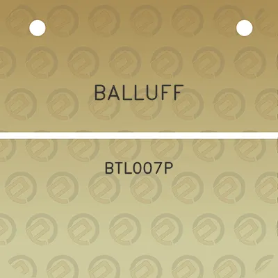 balluff-btl007p