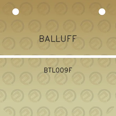 balluff-btl009f